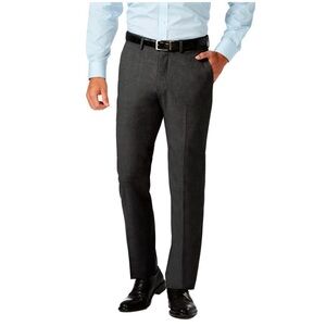 Haggar Slim H26 Gray Pinstripe Pants